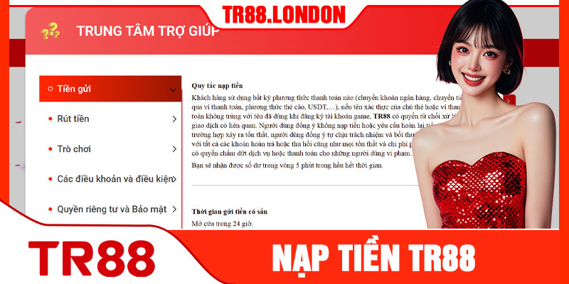 Nạp Tiền TR88